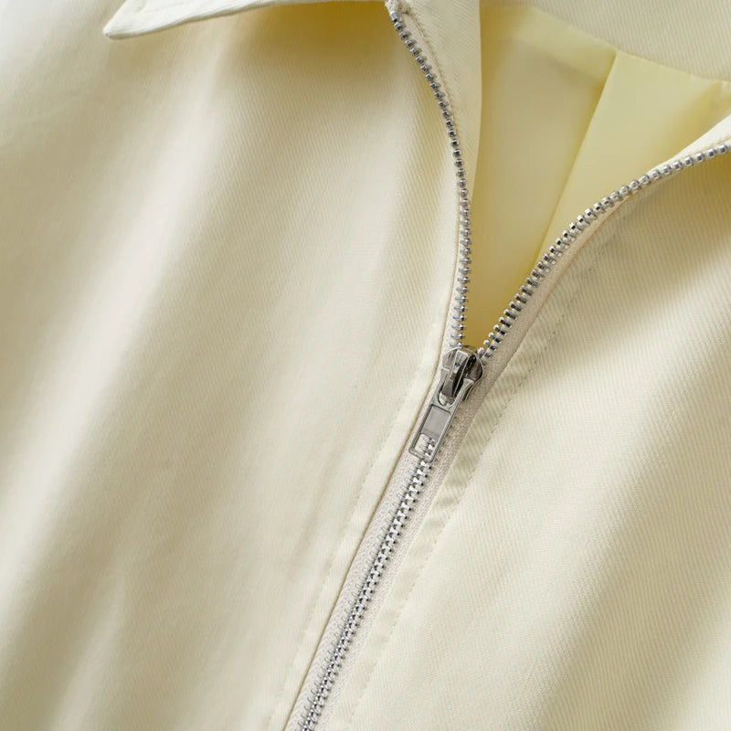 Women’s Adjustable Waist Zip Utility Jacket