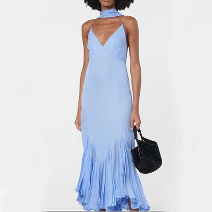 Celeste Scarf Midi Dress