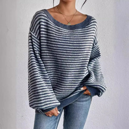 Ribbed Knit Long Sleeve Midi Dress