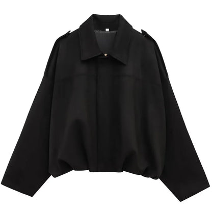 Women’s Faux Suede Bomber Jacket