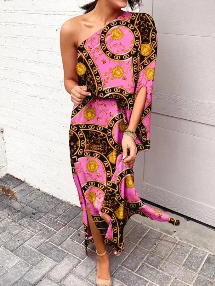 Isola One-Shoulder Dress