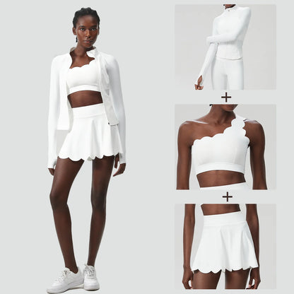 Women’s Sculpting 3-Piece Active Set with Skirt and Jacket
