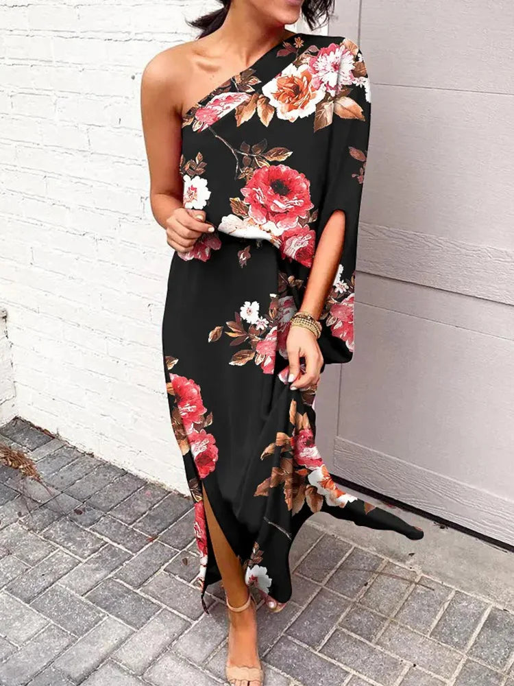Isola One-Shoulder Dress