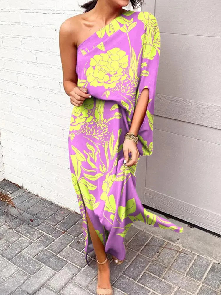 Isola One-Shoulder Dress