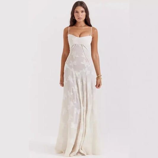 Floral Cowl Neck Slip Midi Dress
