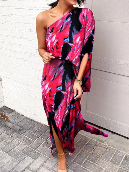 Isola One-Shoulder Dress