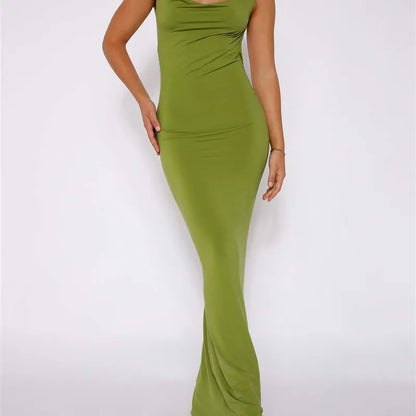 Ivory Cowl Maxi