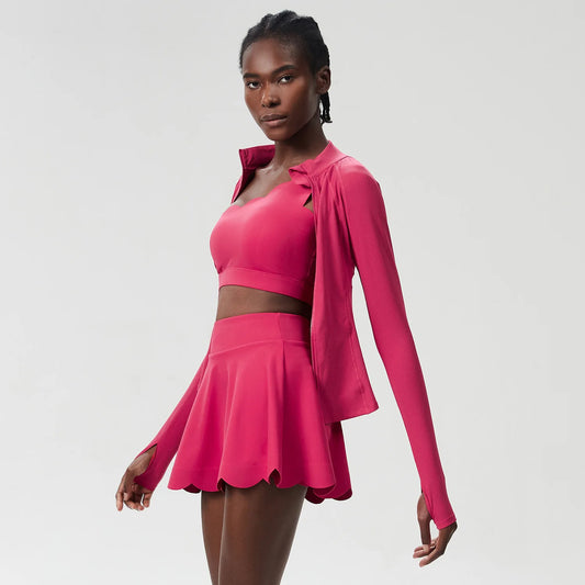 Women’s Sculpting 3-Piece Active Set with Skirt and Jacket