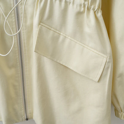 Women’s Adjustable Waist Zip Utility Jacket