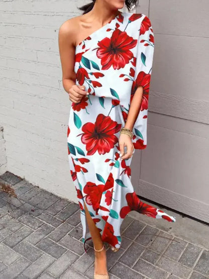 Isola One-Shoulder Dress