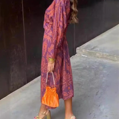 Isla - Floral Ruched Maxi Dress