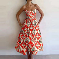 Orange print