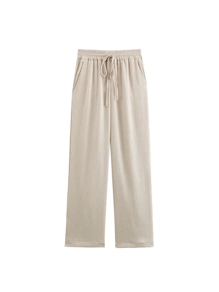 Women’s Oversized Blazer and Wide Leg Pants Set
