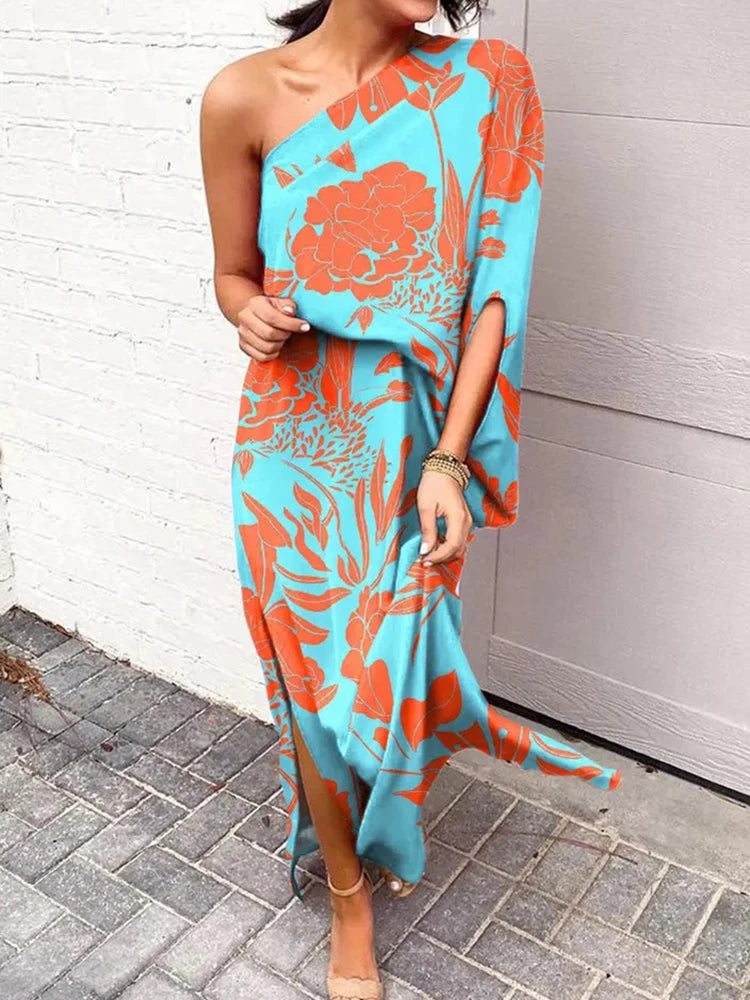 Isola One-Shoulder Dress