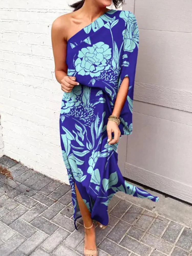 Isola One-Shoulder Dress