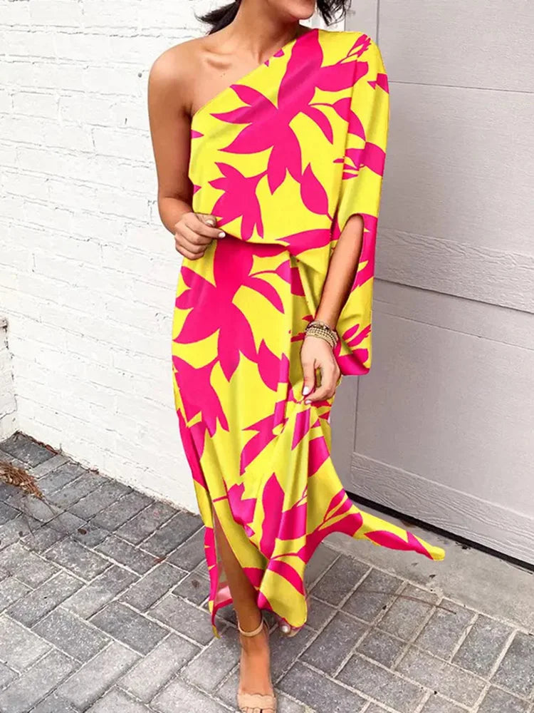 Isola One-Shoulder Dress
